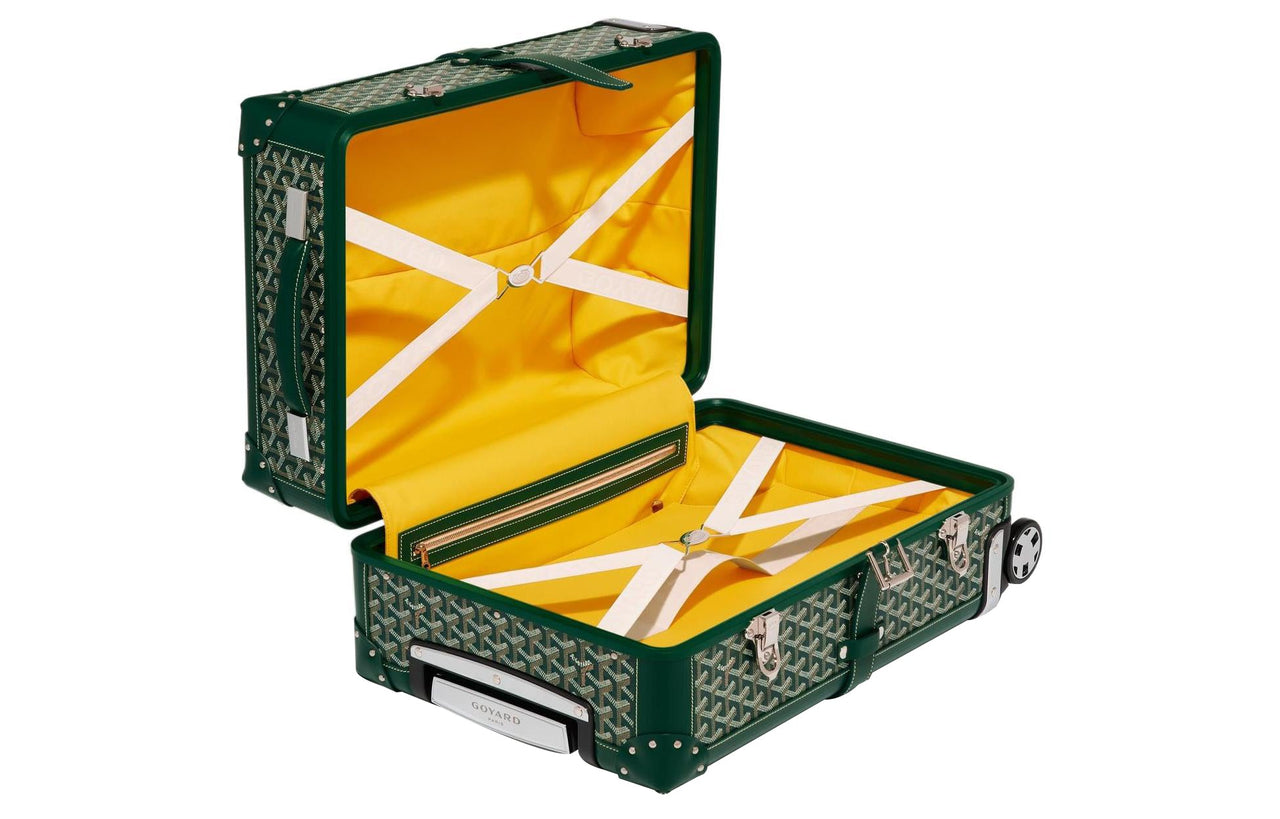 GOYARD Bourget Luggage Green