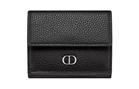 DIOR Cow Leather Wallet Men's Black