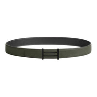 HERMES Calfskin Leather Belts Men's Green Width 3.2CM