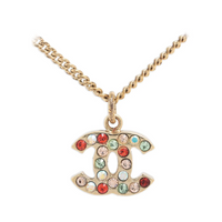CHANEL Cc Pendant Necklace