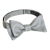 HERMES Silk Silk Ties Men's Gray