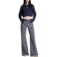 LOUIS VUITTON Monogram Denim Bootcut Jeans