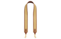 CELINE Fabric With Cow Leather Bag Strap Women's Natural & Tan