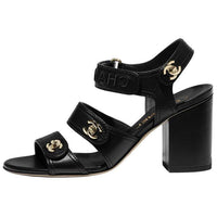 CHANEL Stylish Sandals Women's Black