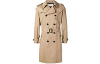 SAINT LAURENT Trench Coat Men's Sand