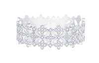 LOUIS VUITTON Dentelle Masterpiece Bracelet White Gold And Diamonds