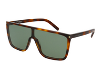 SAINT LAURENT Shield Frame Acetate Sunglasses
