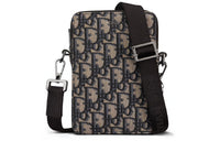 DIOR Canvas Jacquard Canvas Bag, Messenger Bag, Crossbody Bag, Shoulder Bag Men's