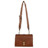 CELINE Calfskin Crossbody Bag, Shoulder Bag Women's Brown