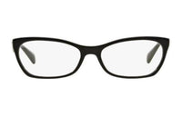 PRADA Plastic Rectangular Eyeglass Frames Women's Black