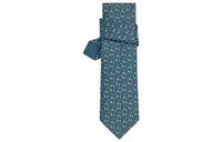HERMES Ties Men Duck Green