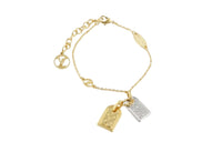 LOUIS VUITTON Precious Nanogram Tag Bracelets Unisex