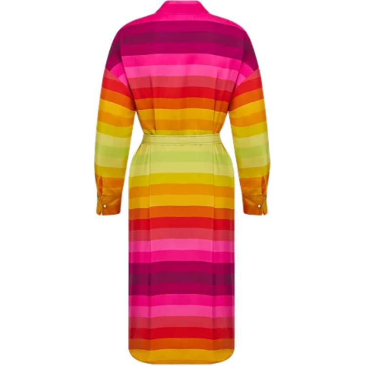 DIOR Long Sleeved Dress Women's Red