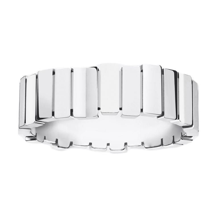 DIOR 18K White Gold Rings Unisex Silver