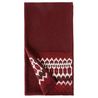 Loro Piana Cashmere Knit Scarves Men's Red