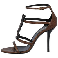 SAINT LAURENT Cassandre Open Toe Sandals Women's