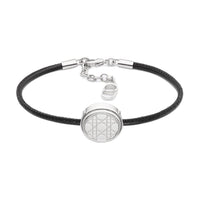 DIOR Copper Alloy Bracelets Men's Black
