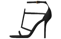 SAINT LAURENT Cassandra Strappy Heeled Sandals Women's