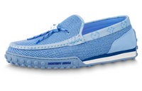 LOUIS VUITTON Mokasin Casual Shoes Men's Blue