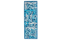 HERMES Silk Scarves Men Marine Light Blue/Sky Blue