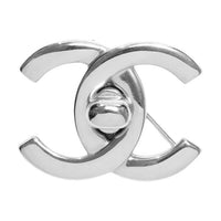 CHANEL 1996 Cc Turn Lock Brooch Costume Brooch