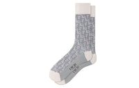 DIOR Mid Calf Socks Unisex Gray