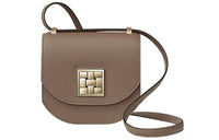 HERMES Mosaique Cow Leather Shoulder Bag, Crossbody Bag Women's