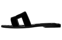 HERMES Oran Stylish Sandals Women's Black White