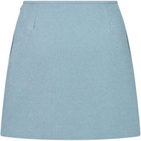 DIOR FW24 Casual Short Skirts Women's Light Blue