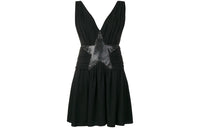 SAINT LAURENT Star Appliqué Mini Dress