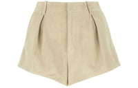 SAINT LAURENT Casual Shorts Women's Sand