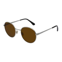 SAINT LAURENT Metal Round Sunglasses Men's Gray