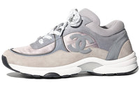 CHANEL Low Top Trainer Cc Dark Grey Women's