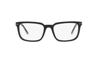 PRADA Acetate Rectangular Eyeglass Frames Men's Black