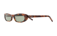 SAINT LAURENT Narrow Oval Frame Sunglasses