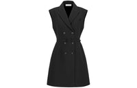 DIOR Sleeveless Dress Women's Black
