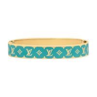 LOUIS VUITTON Metal Bangles Women's Turquoise/Gold