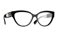 CHANEL Eyeglass Frames Women's Black