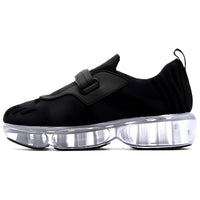 PRADA Cloudbust Rubber And Leather 'Black With Clear Sole' Women's
