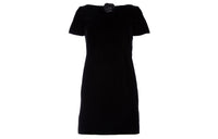 SAINT LAURENT Short-Sleeved Dresses Women's Black