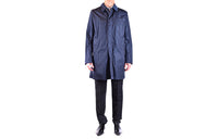 DIOR Trench Coats Men Dark Blue