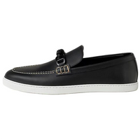 HERMES Chaine D'Ancre Ignacio Loafers Men's Black