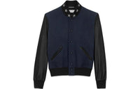 SAINT LAURENT Baseball Jacket Men's Marine Blue