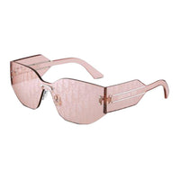 DIOR Plastic Irregular Shape Sunglasses Women's Pink