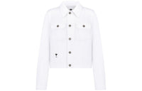 DIOR SS24 Denim Jacket Women's White