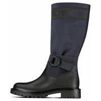 DIOR D Major Knee high Boots Women's Blue