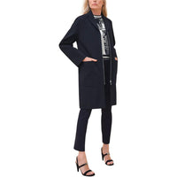 HERMES Coats Women's Blue