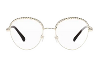 CHANEL Eyeglass Frames Women's Gold