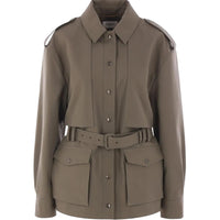SAINT LAURENT Jackets & Coats Women's Brown