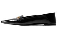 SAINT LAURENT Chris 05 Leather Ballerina Shoes
